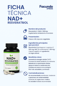 NAD + RESVERATROL BLACk