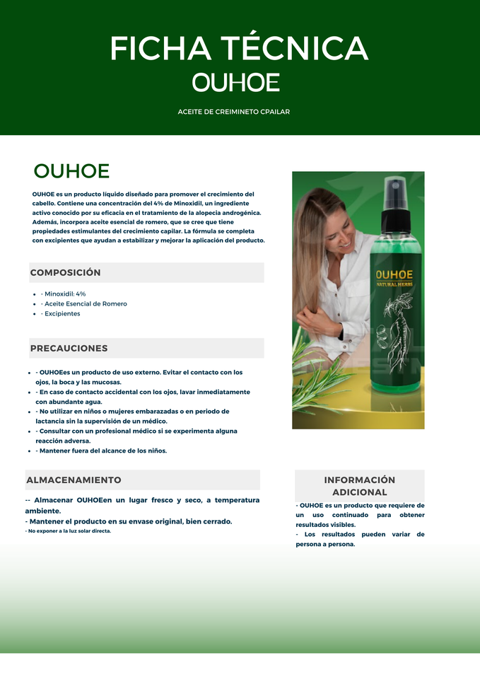 OUHOE - SPRAY CAPILAR