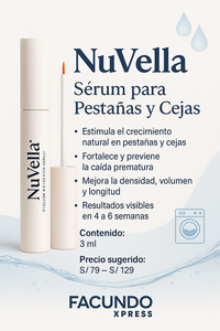 NUVELLA - SERUM DE PESTAÑAS Y CEJAS